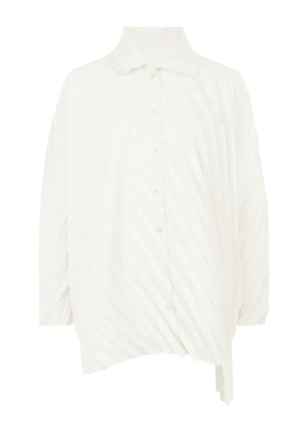 ANGLE PLEATS SHIRT