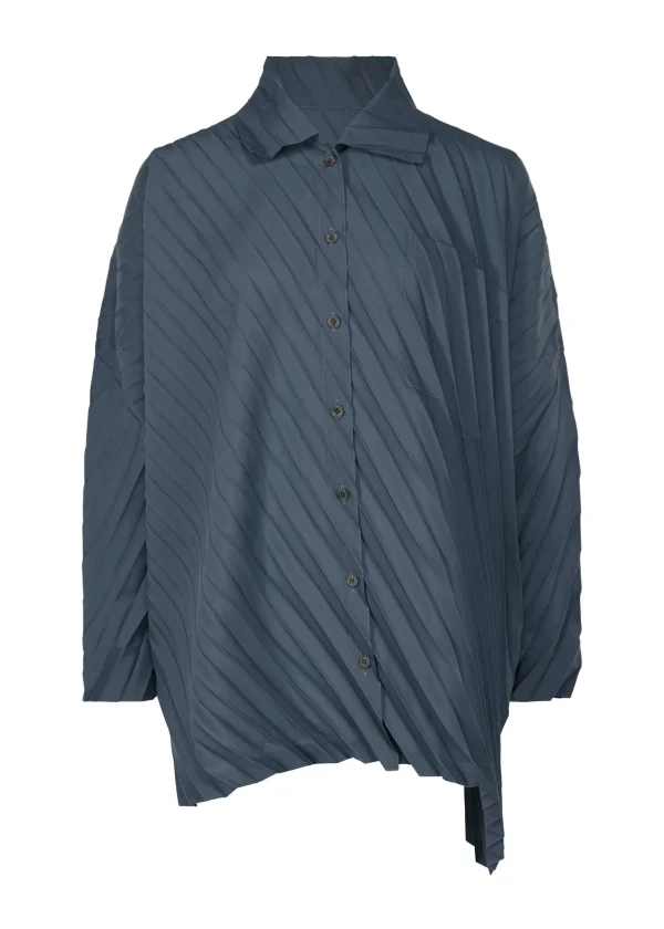 ANGLE PLEATS SHIRT