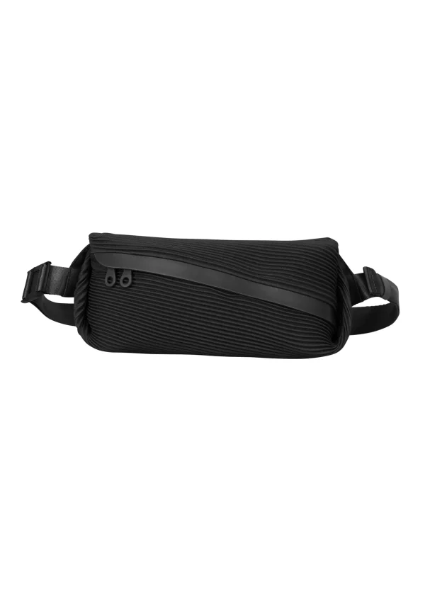 BIAS PLEATS WAISTBAG