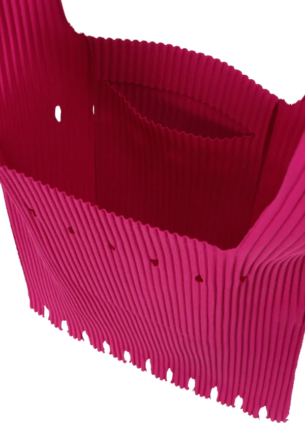 FRINGE FINE KNIT PLEATS BAG