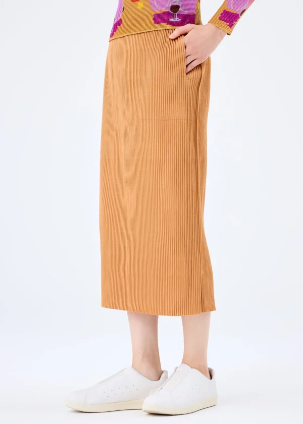 MIX FINE KNIT PLEATS BOTTOM