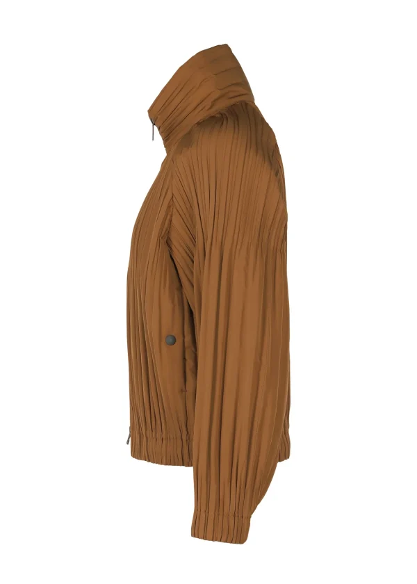 PADDED PLEATS COAT
