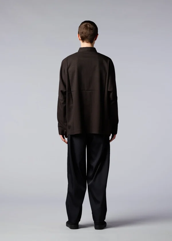 WOOL LIKE COMPACT SHIRT