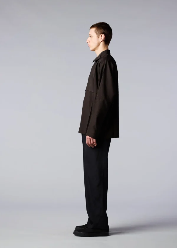 WOOL LIKE COMPACT SHIRT